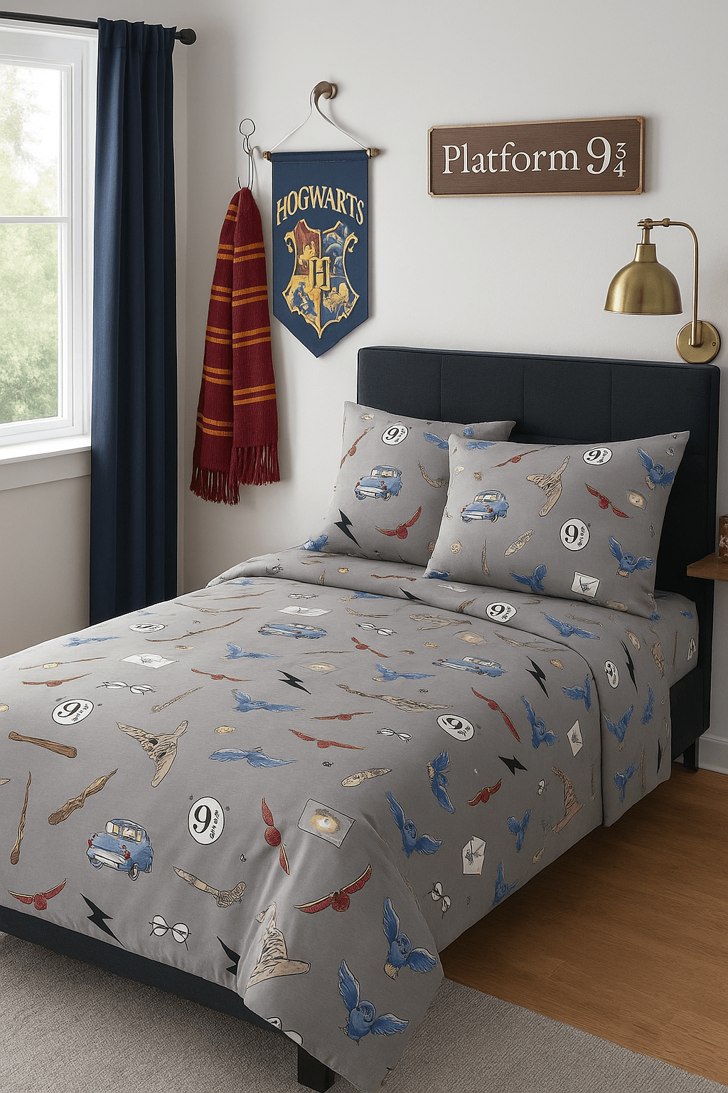 Magic Wizard style pillowcase for children and fantasy lovers