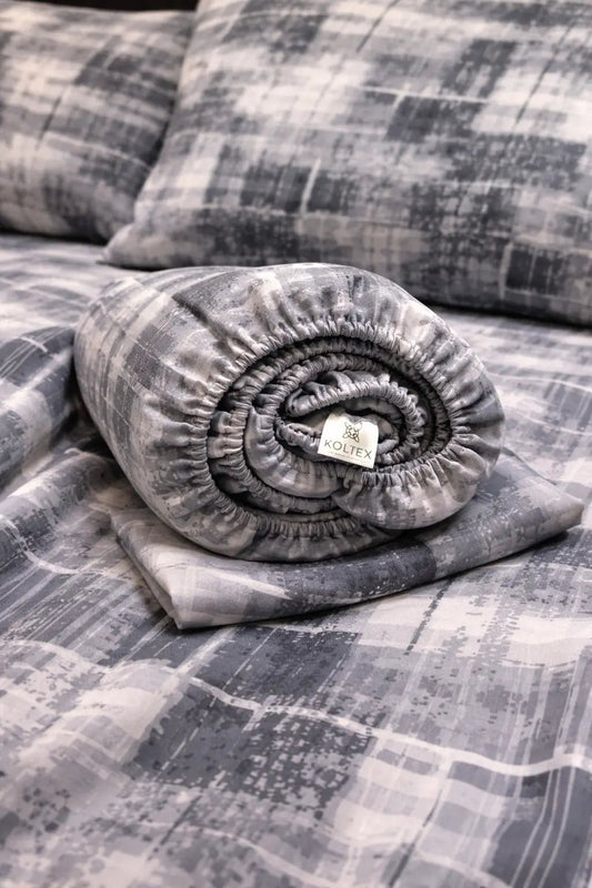 Geometric cotton bedding set — modern design, OEKO‑TEX® certified