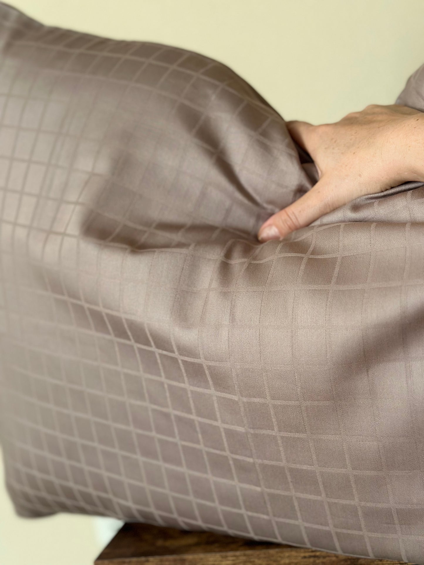 High-quality Turkish cotton jacquard pillowcases in crisp white color.