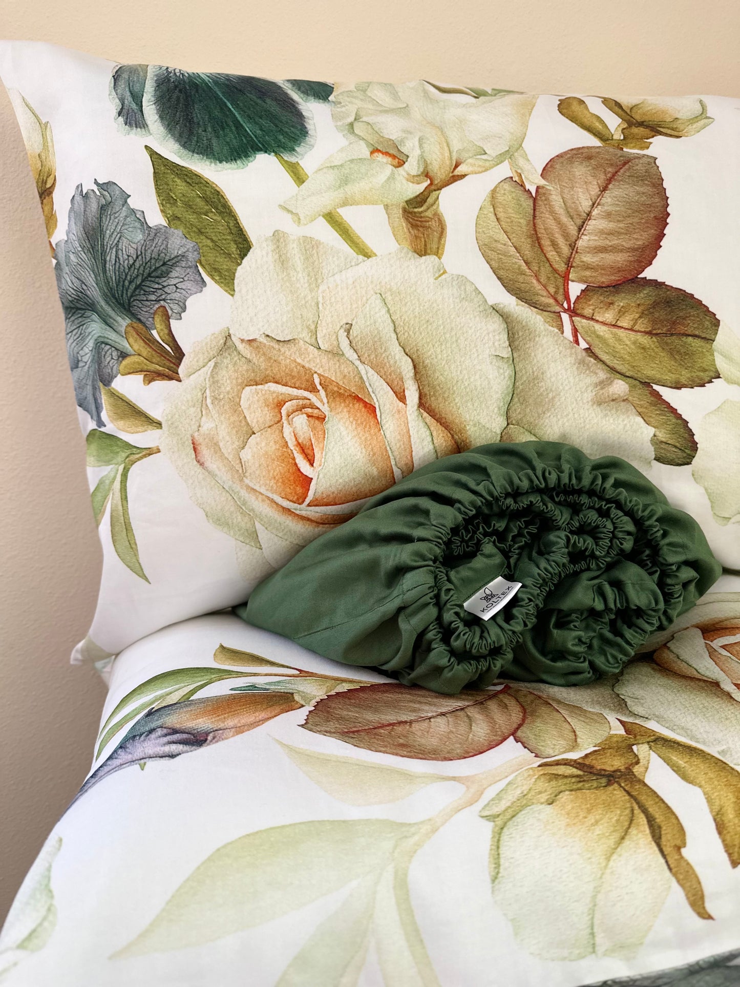 Breathable natural cotton sateen pillowcases
