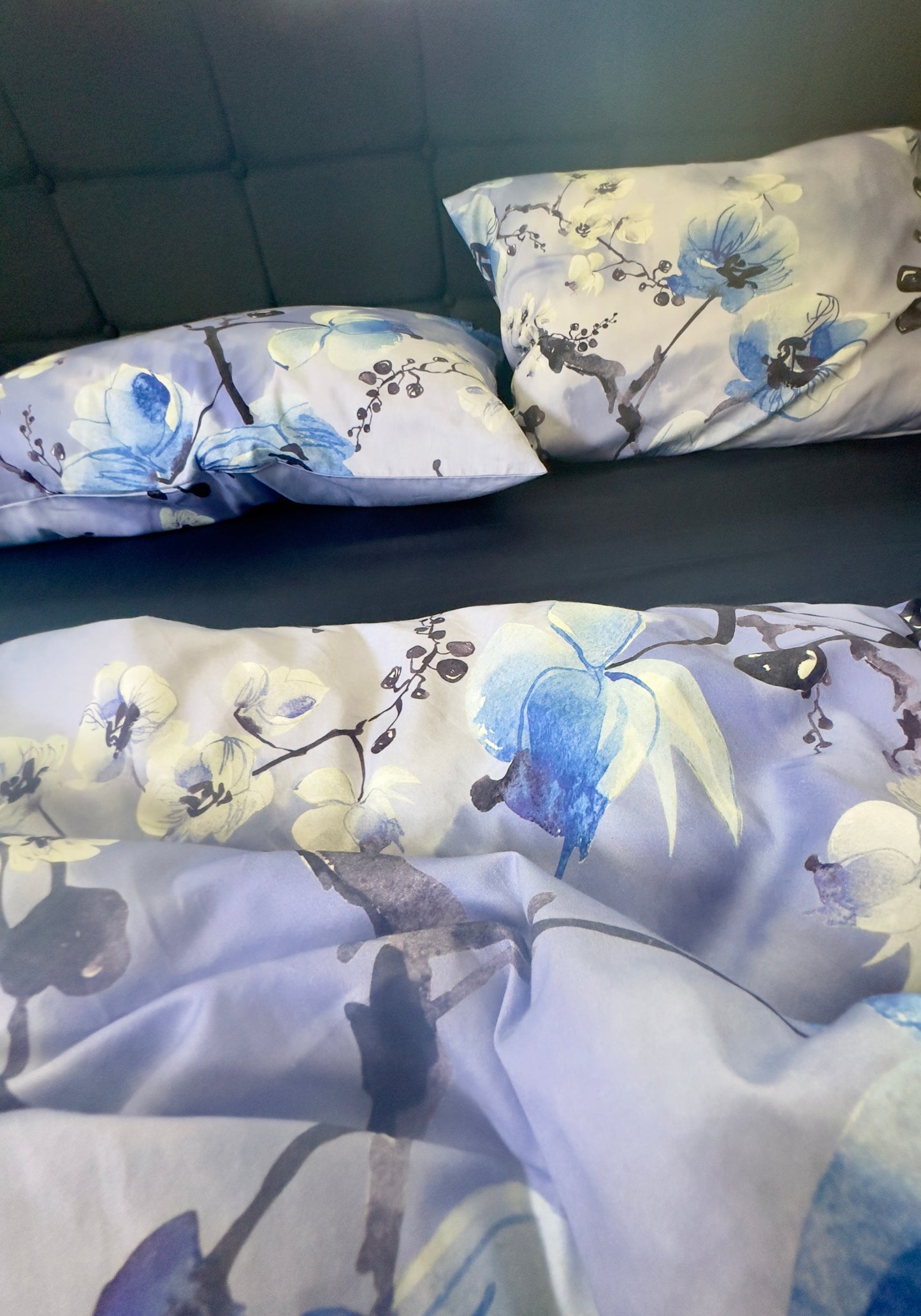 Hypoallergenic floral pillowcases made from organic cotton