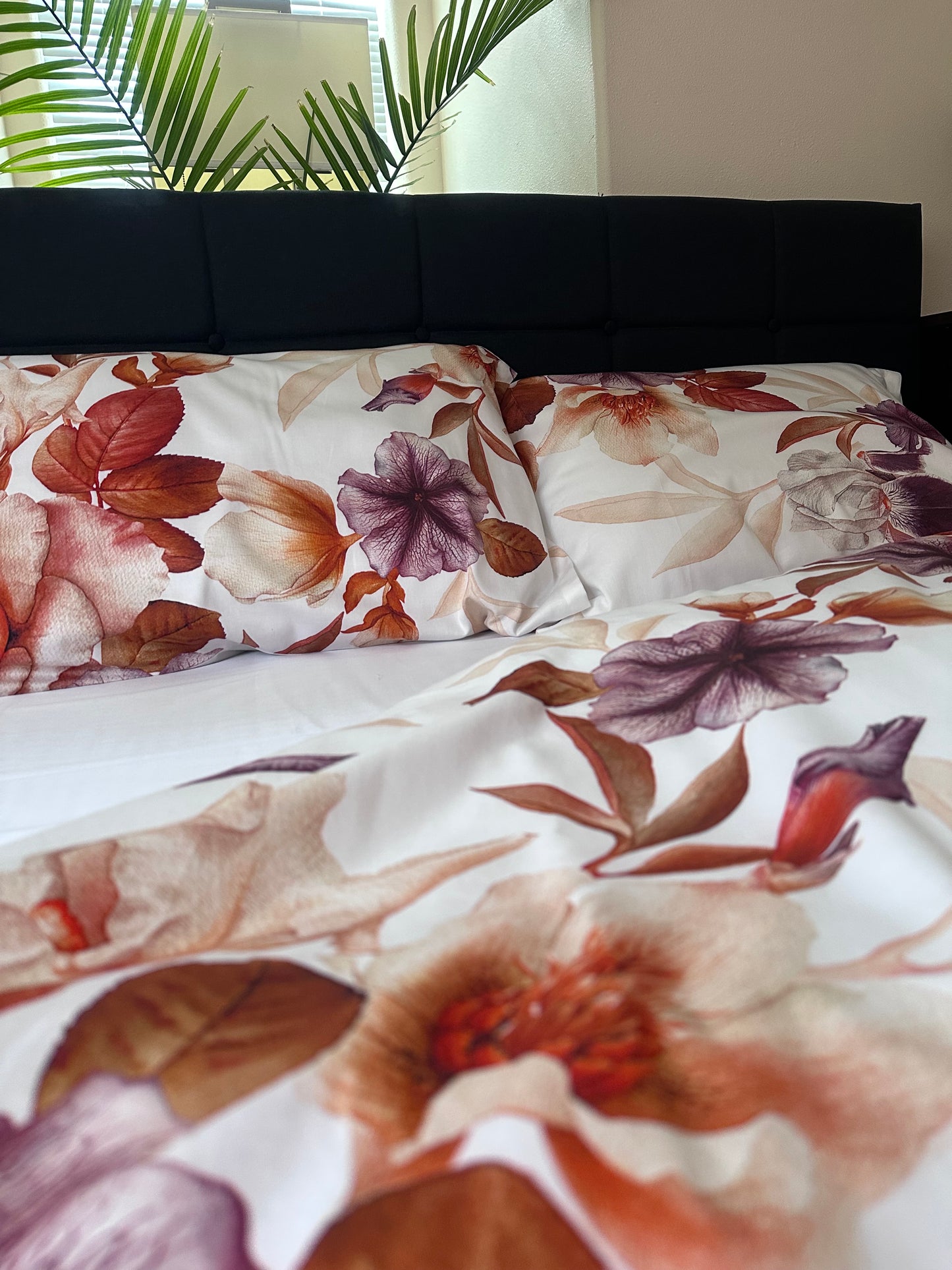 Luxurious spring roses print pillowcases