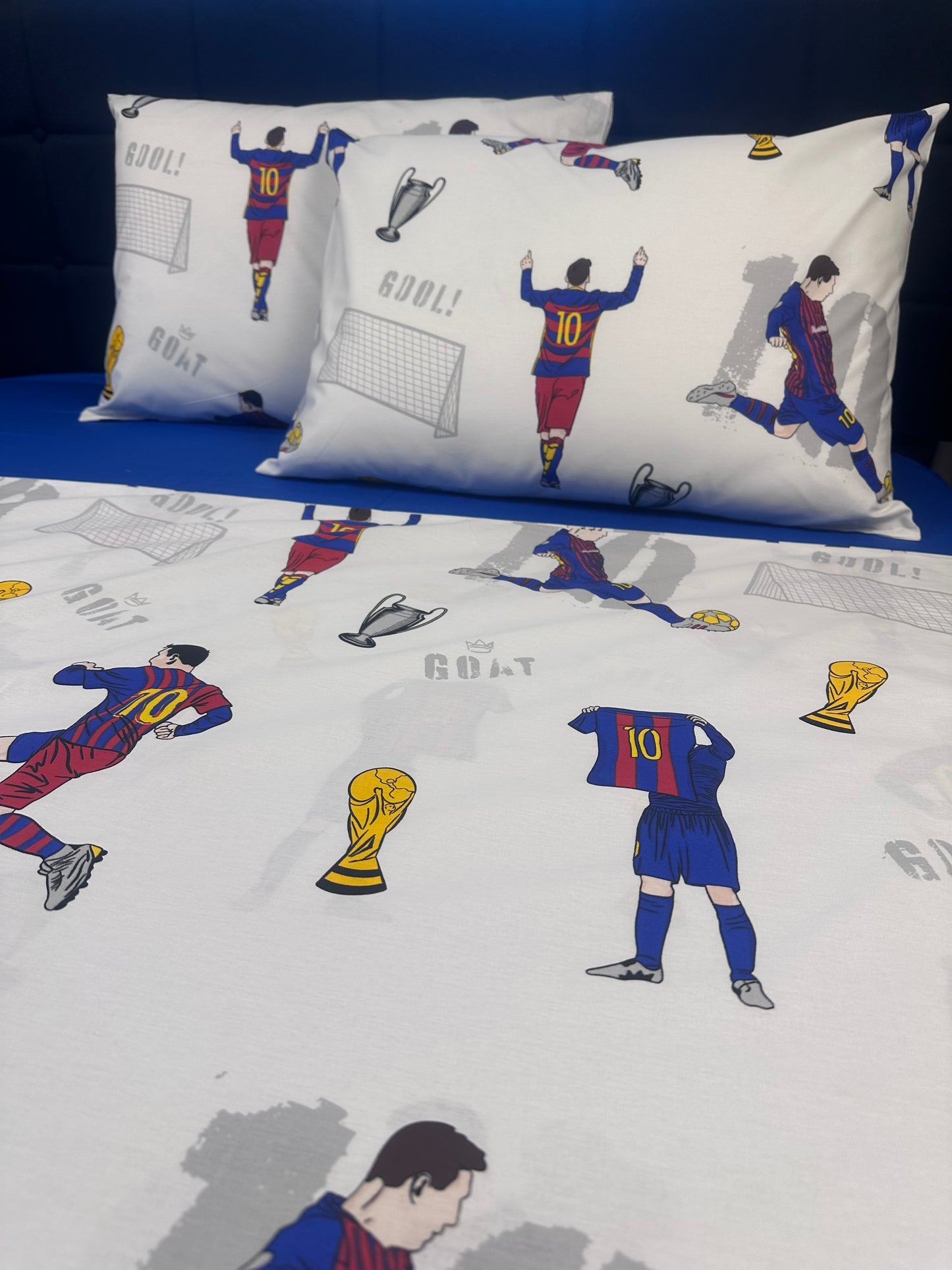 Dreamy soccer bedding set for sports-loving children