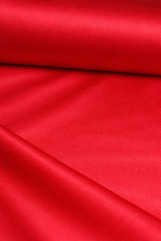 Red Sateen Fitted Sheet – 100% Organic Turkish Cotton, OEKO‑TEX® Certified