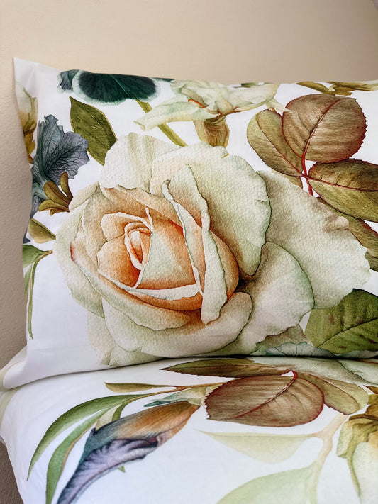 Ultra-soft sateen cotton pillowcases