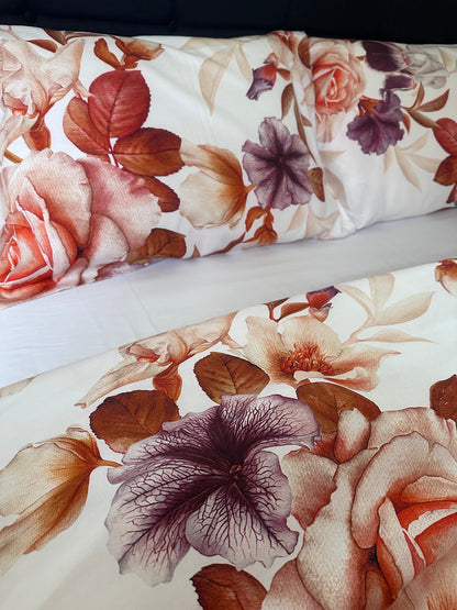 Eco-friendly organic sateen bed sheets with natural shine
