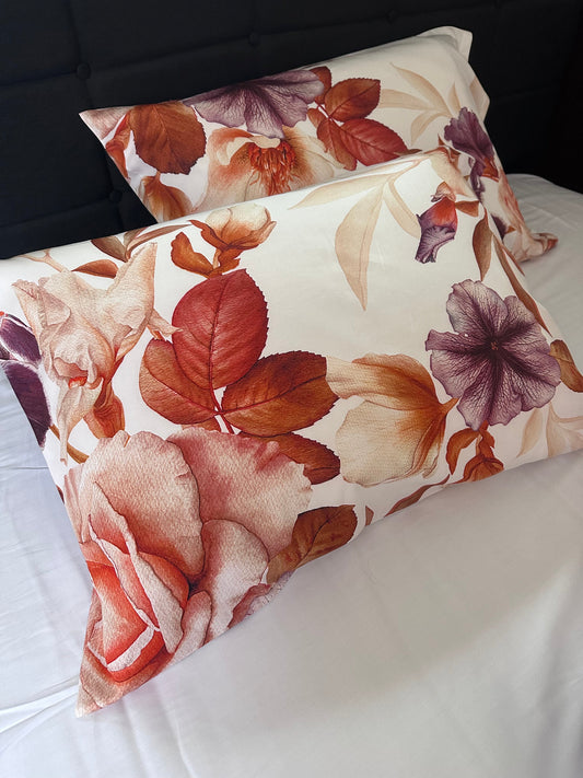 Premium organic cotton sateen bed linen for comfort