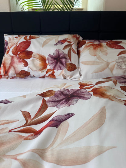 Silky smooth organic sateen sheet set
