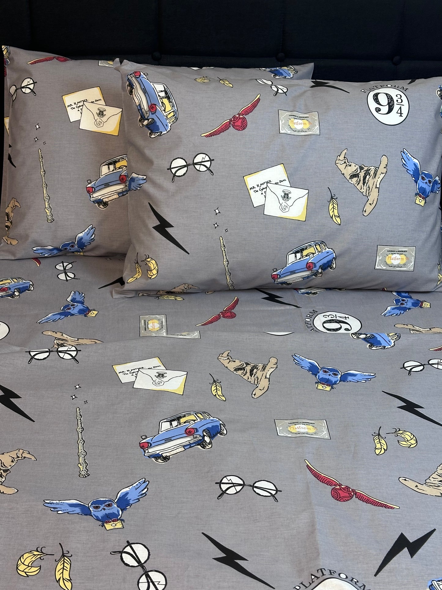 Fantasy bedding set for kids and teens inspired by Harry Potter décor