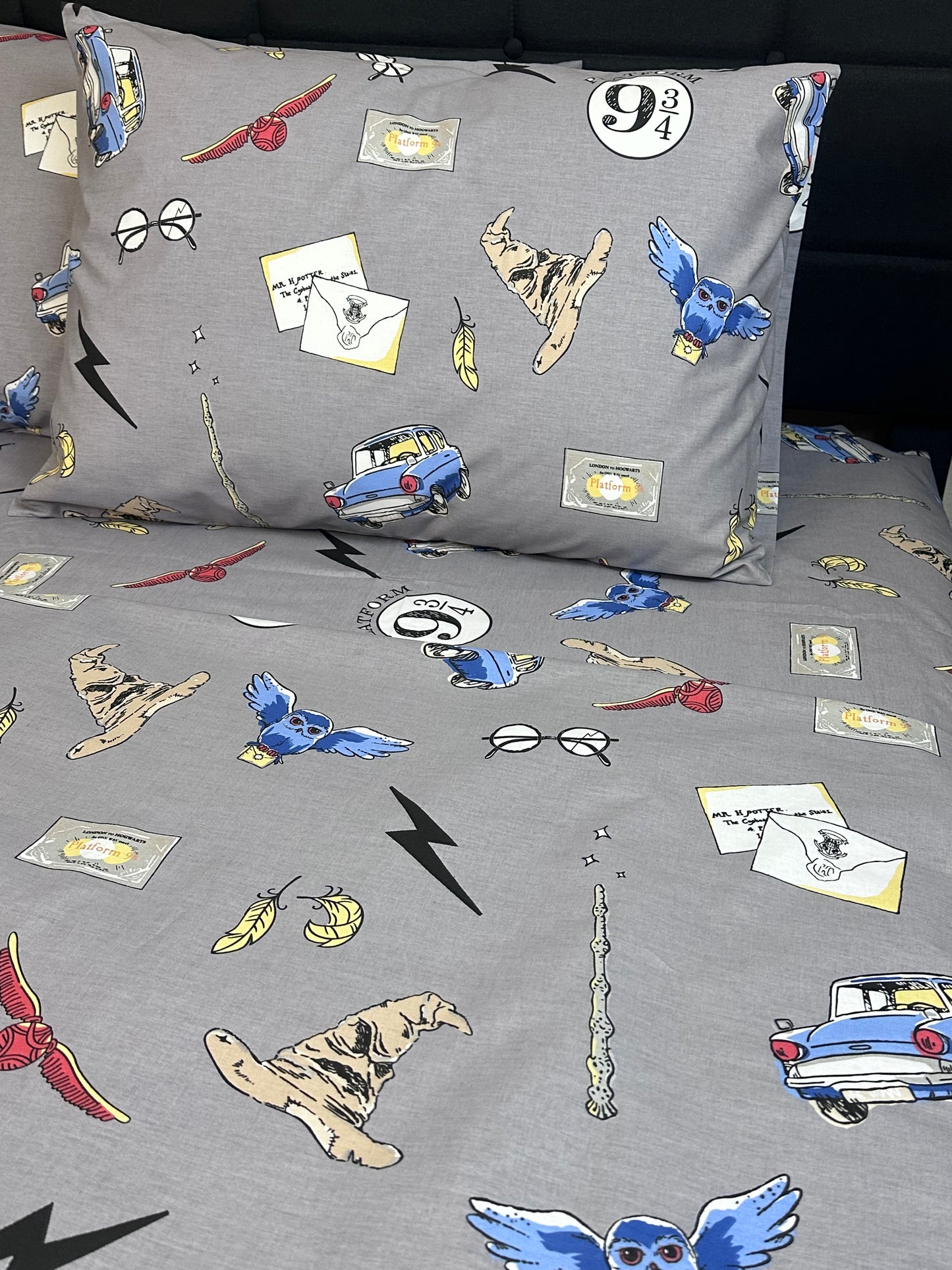 Harry Potter style pillowcase for children and fantasy lovers