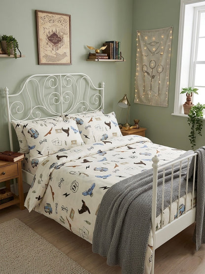Wizard themed bedding set Queen King size – hypoallergenic organic cotton, OEKO-TEX Standard 100