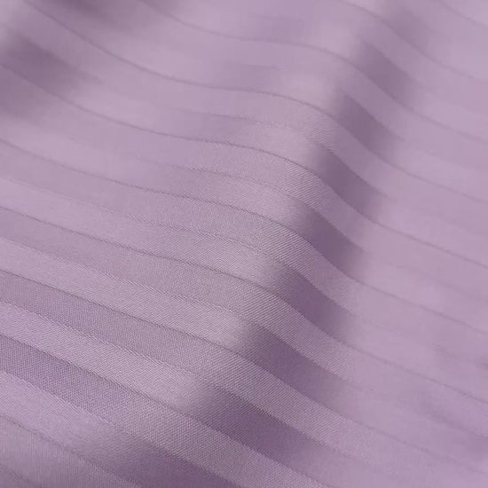 Elegant lavender stripe pillowcase set – perfect gift for bedroom upgrade